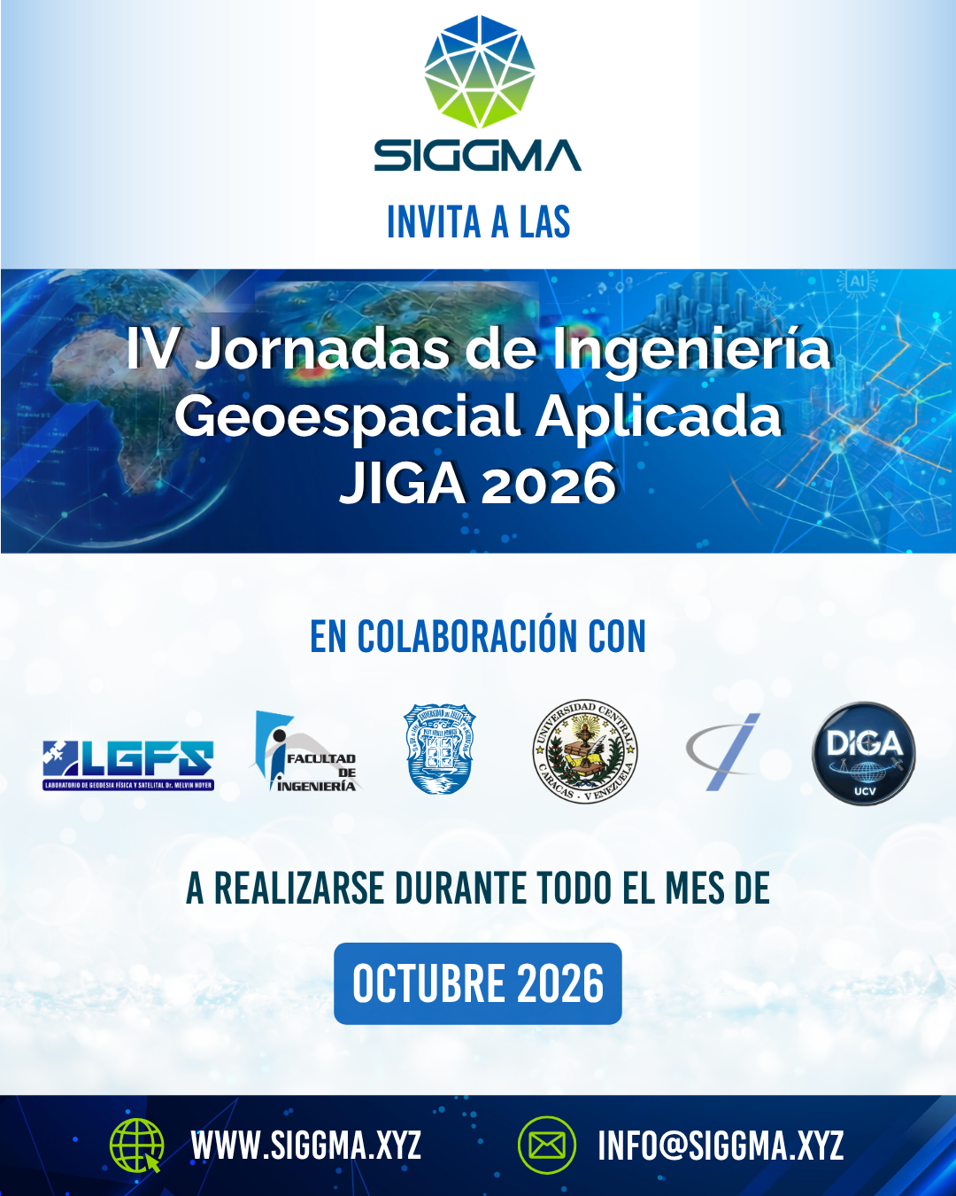 JIGA2026, jornada de participación Geoespacial